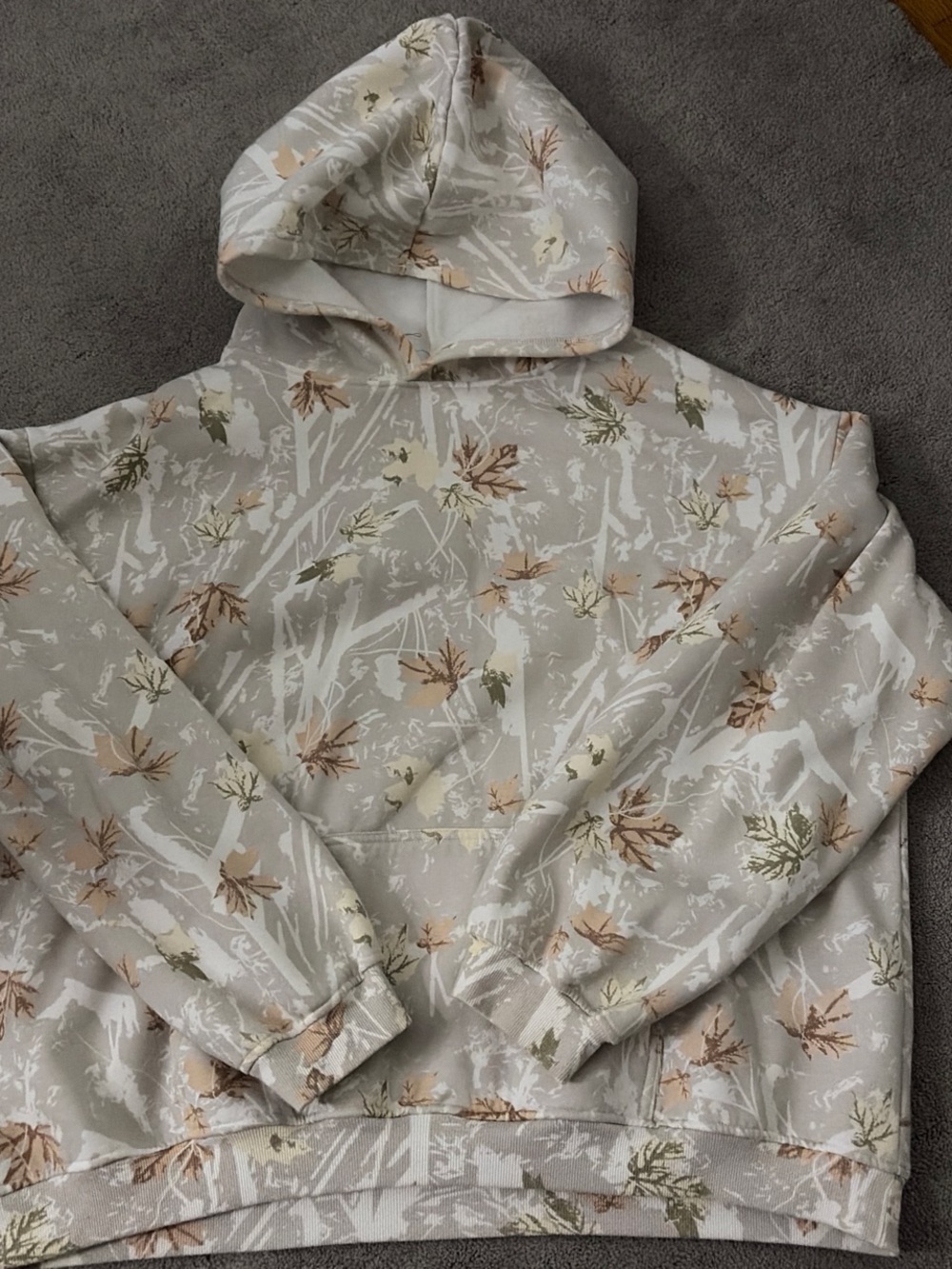 Men's Hooded Sweatshirt Camo